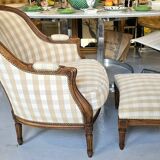 Louis XV shepherdess armchair