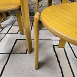 Lot of vintage bruno rey 1970" chairs