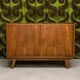 Meuble de rangement vintage en noyer 1960"