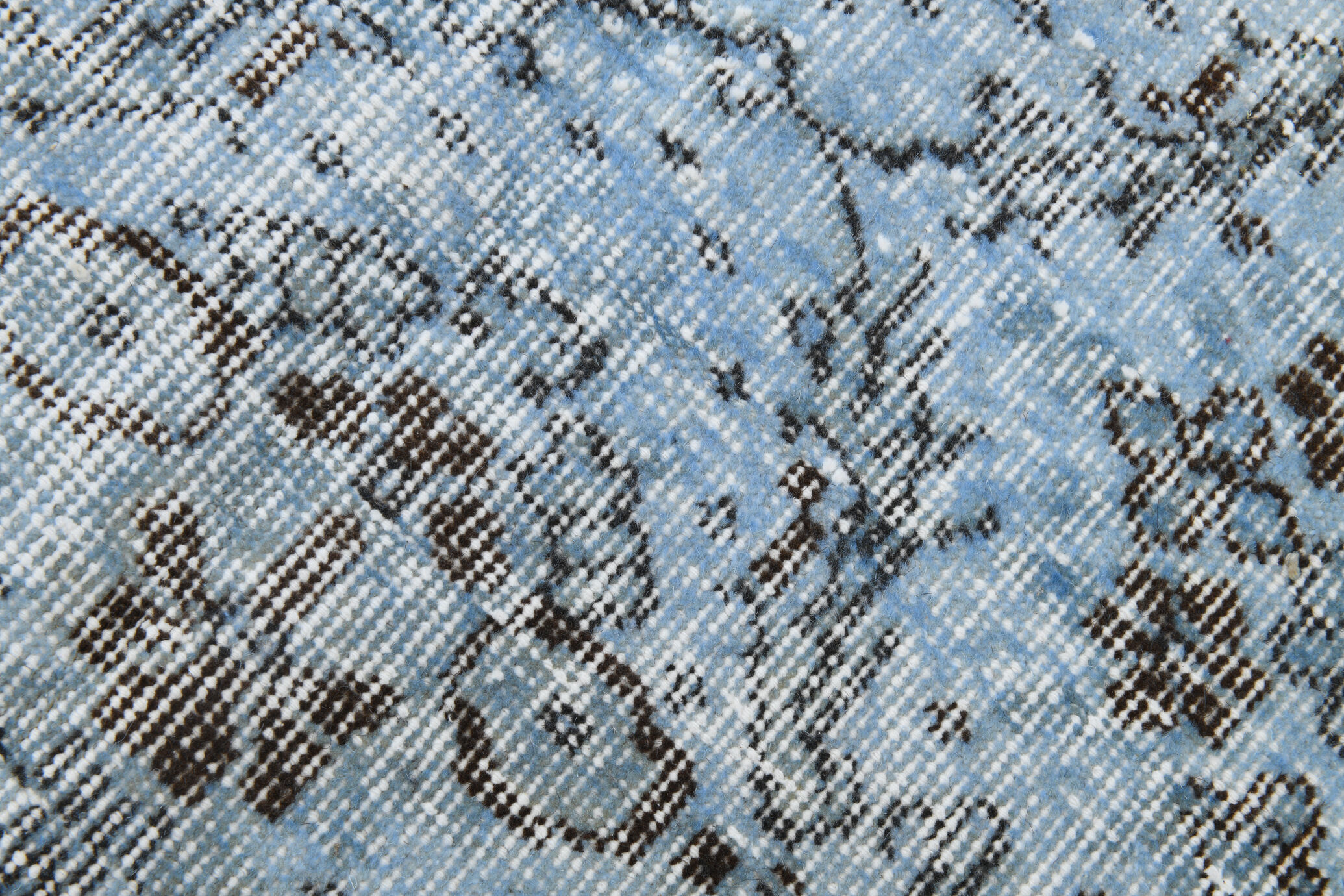 5x8 faded blue handmade turkish rug 260x150cm