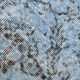 5x8 faded blue handmade turkish rug 260x150cm