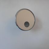 Vintage adjustable chrome mirror, magnifying and illuminating, France 1970