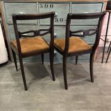 Pair of Regency style chairs from the 1940s.