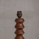 Deco Oak Turned Geometric Petite French Table Lamp