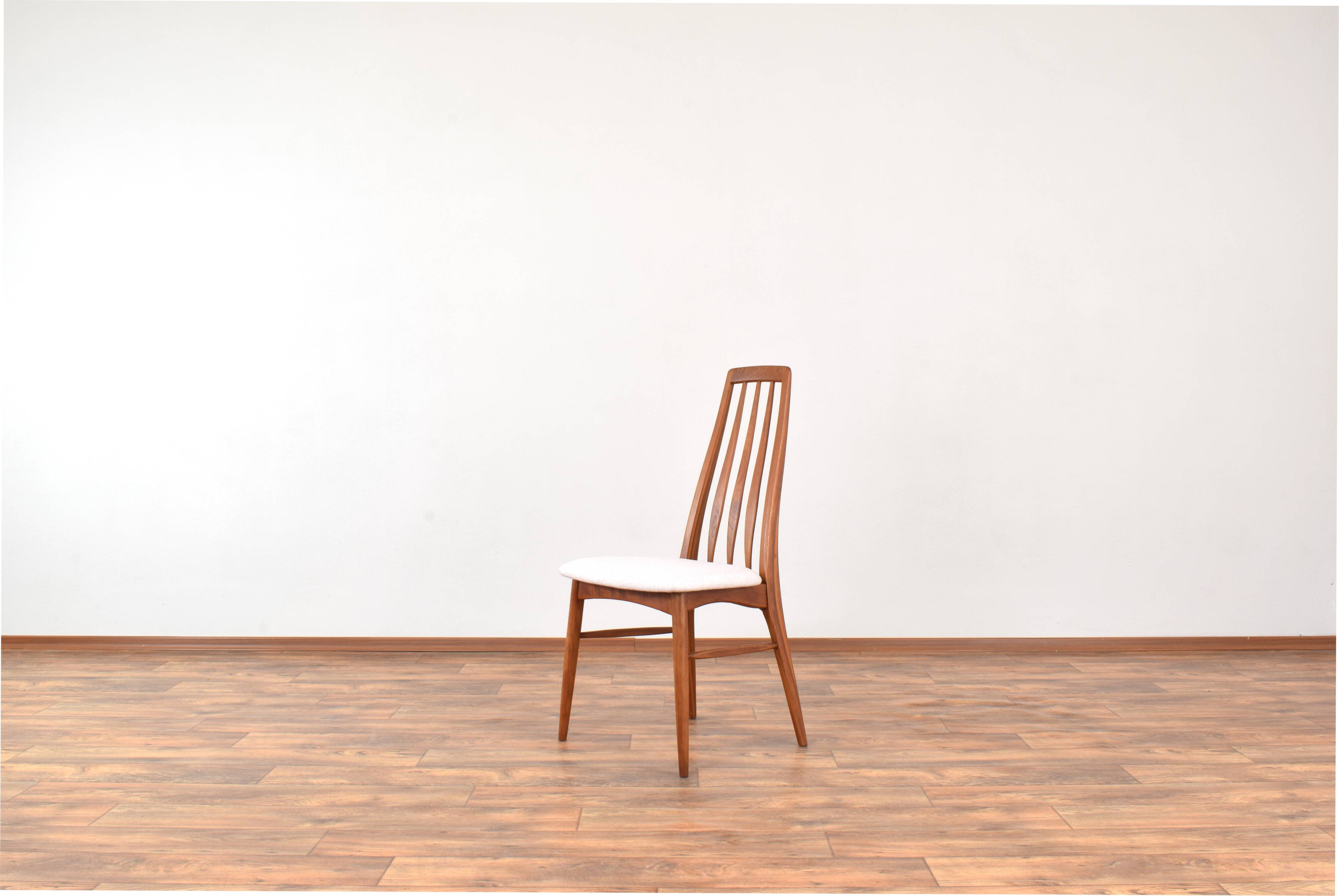 Mid-Century Teak Eva Chair by Niels Koefoed for Koefoeds Hornslet, 1960s, Set of 6