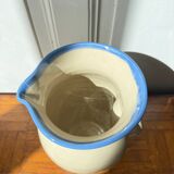 Glacier blue ceramic jug