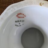 Compotier from the A.Hache & Compagnie earthenware factory in Vierzon