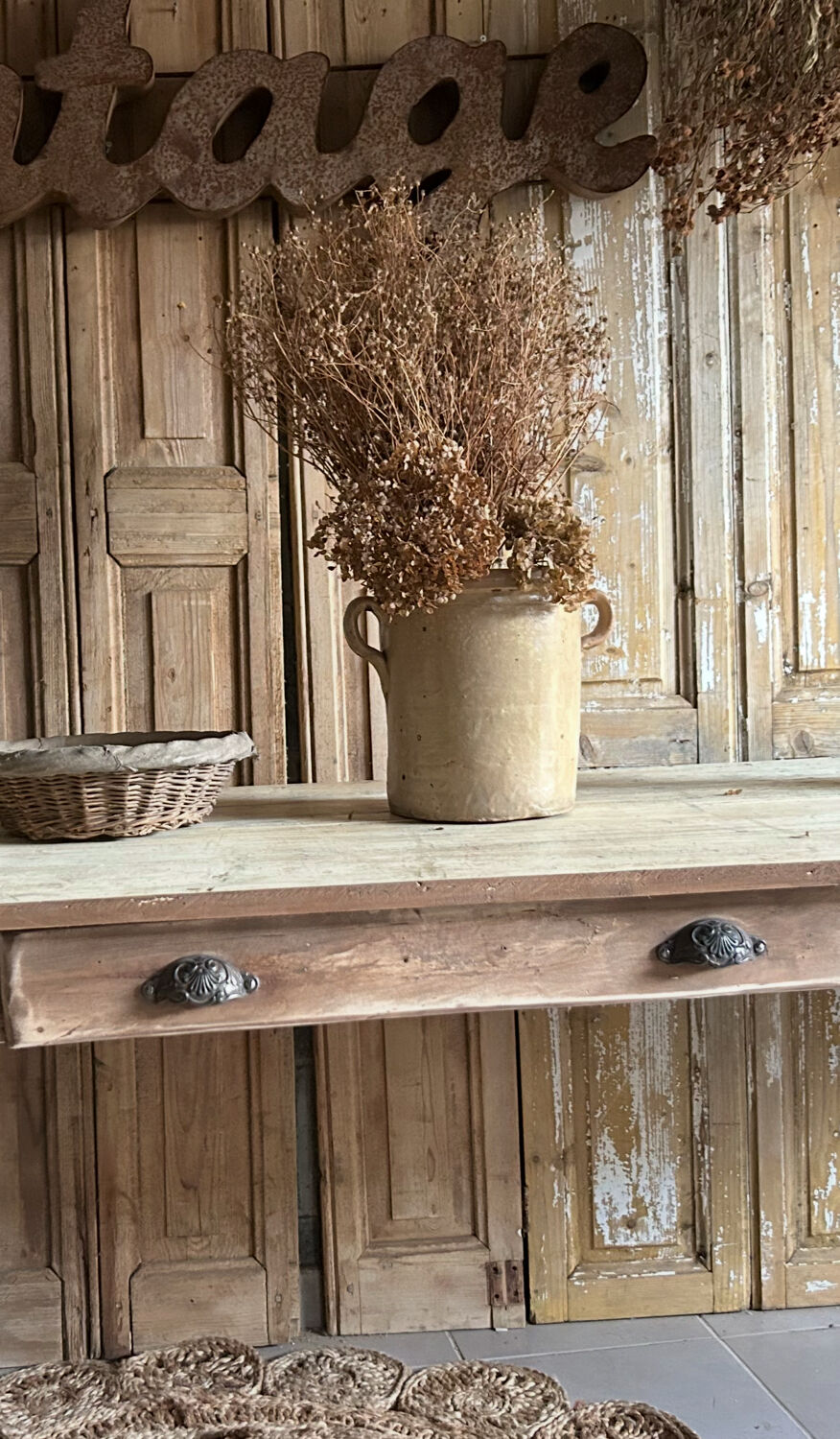 Large farmhouse table 292 cm