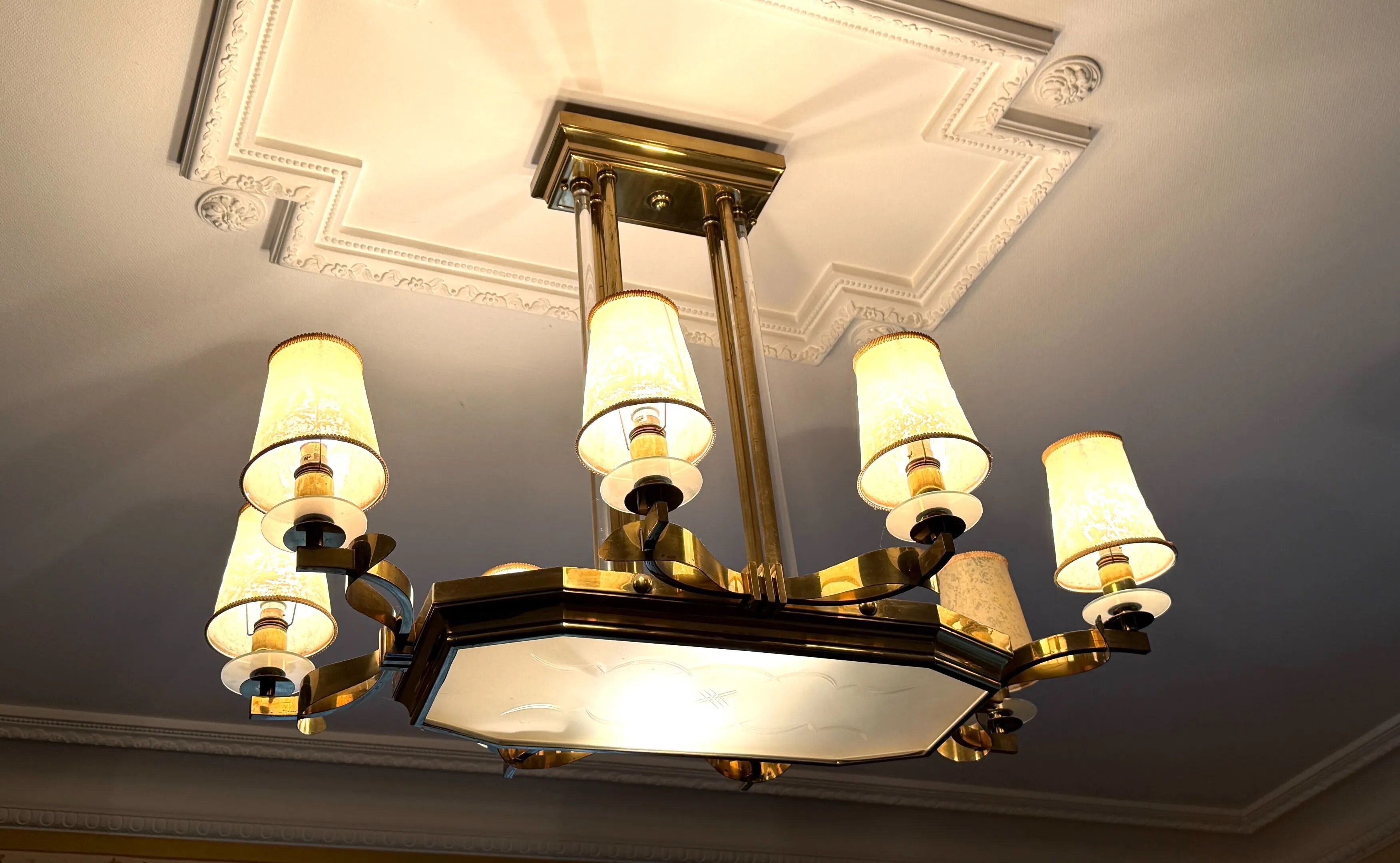 Art deco ceiling light dorizon house