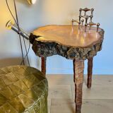 Wooden side table