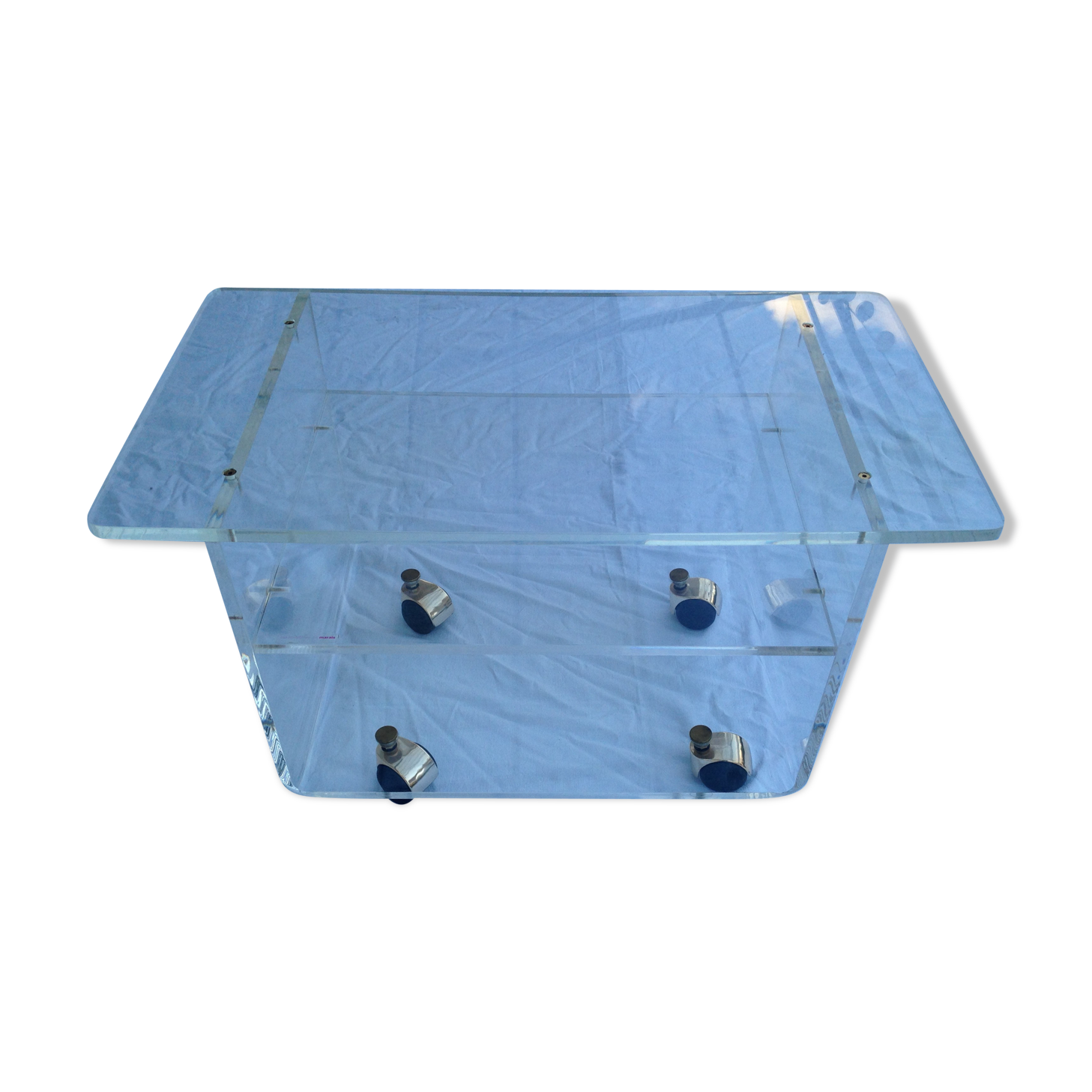 Table basse plexiglas de Marais International