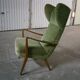 Fauteuil Bergere scandinave wing chair