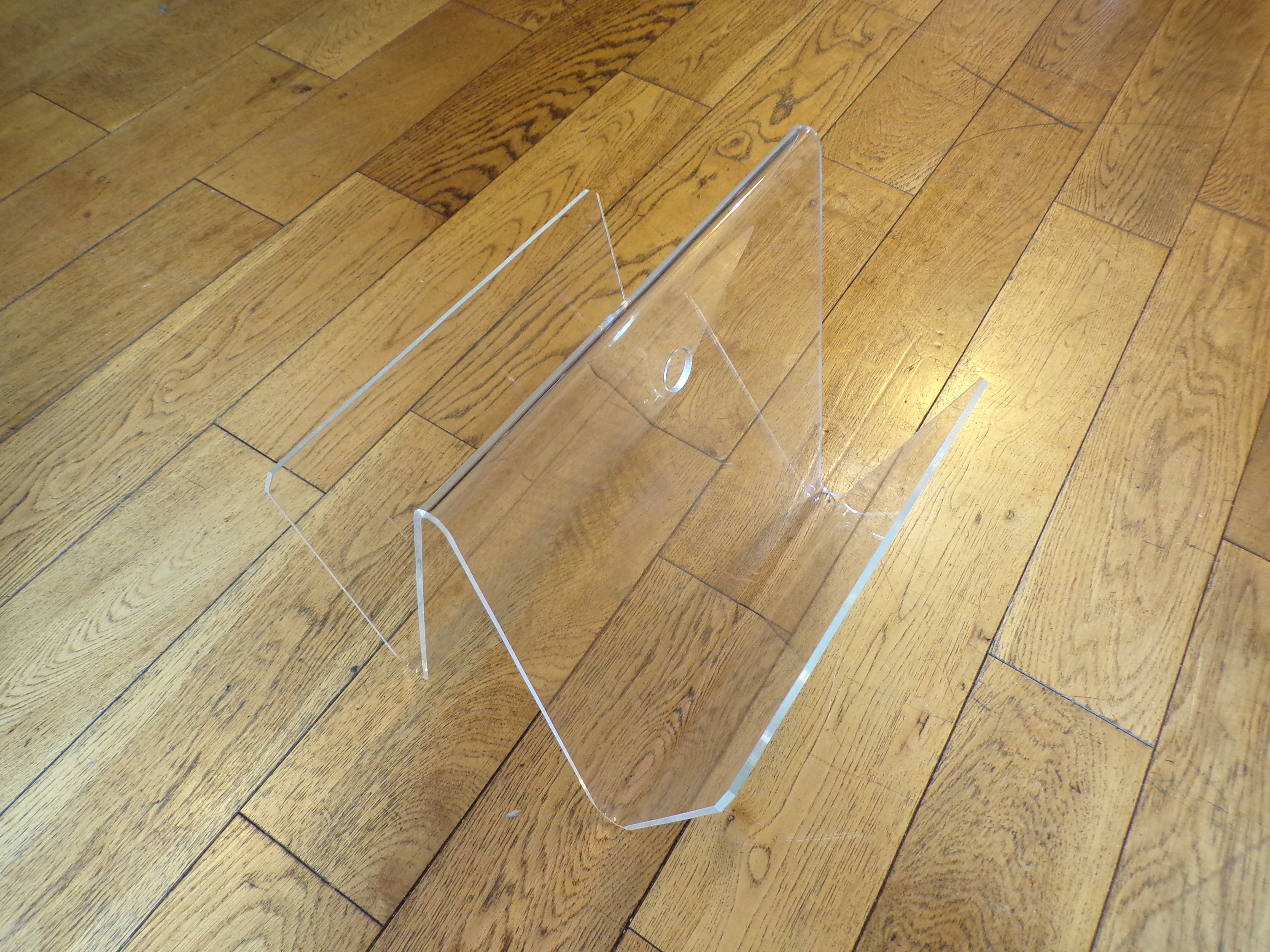 1980 plexiglass magazine holder