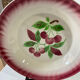 Plat creux Badonviller decors aux cerises