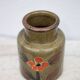 Flowered ceramic vase, decorative vase, flower pot, collection, interior decoration