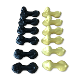 Lot of 12 vintage poodle-shaped knife holders
