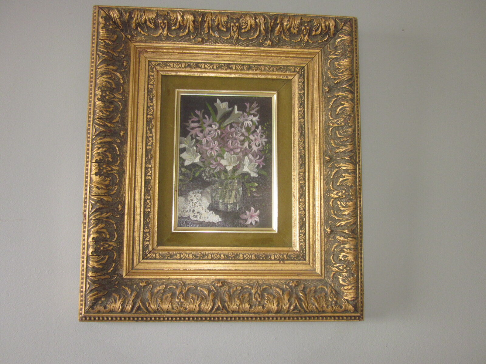 Painting bouquet of flowers