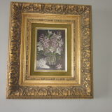 Painting bouquet of flowers