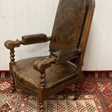Leather armchair