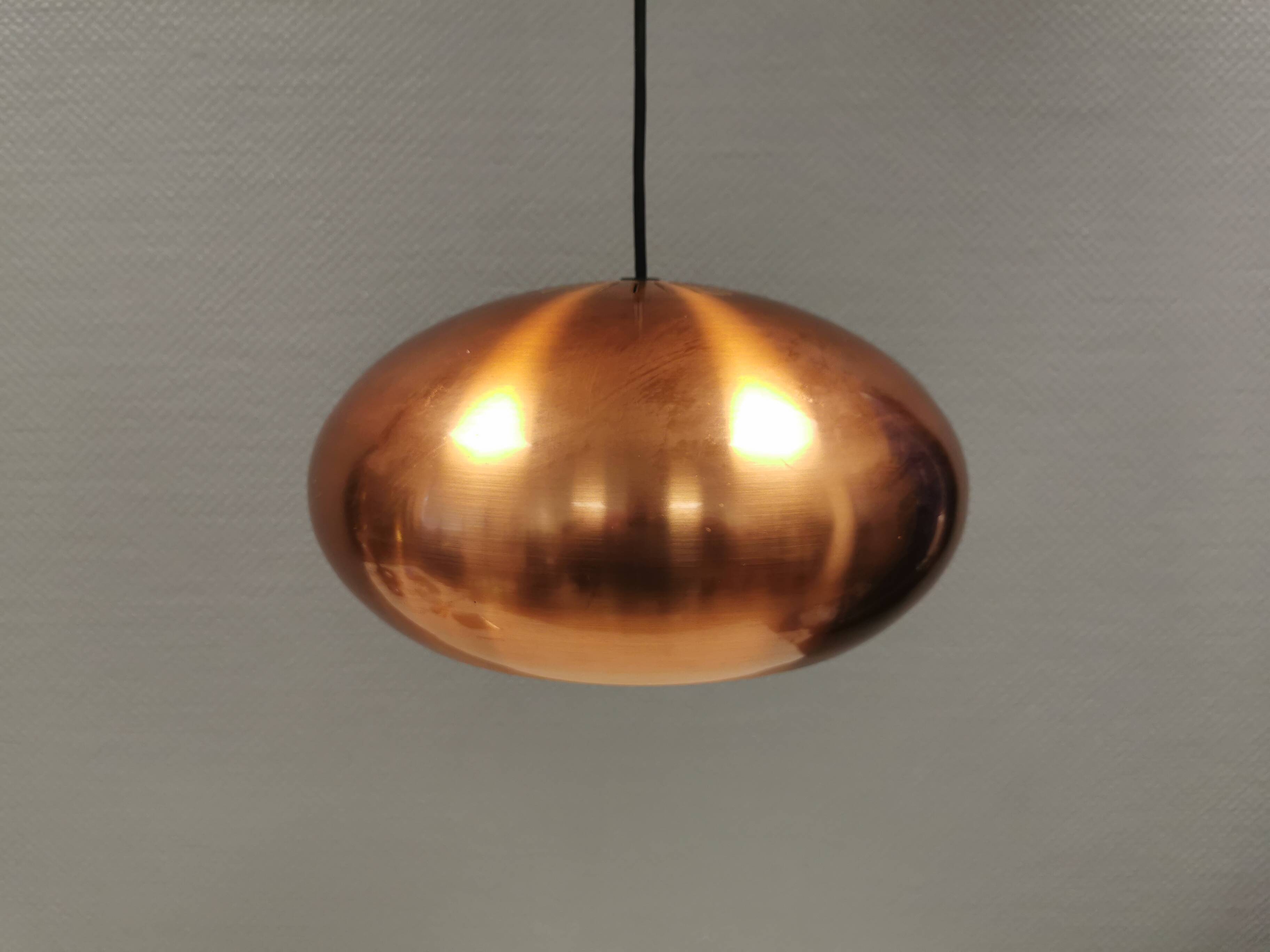 Top-class designer lamp model Medio in metal copper color