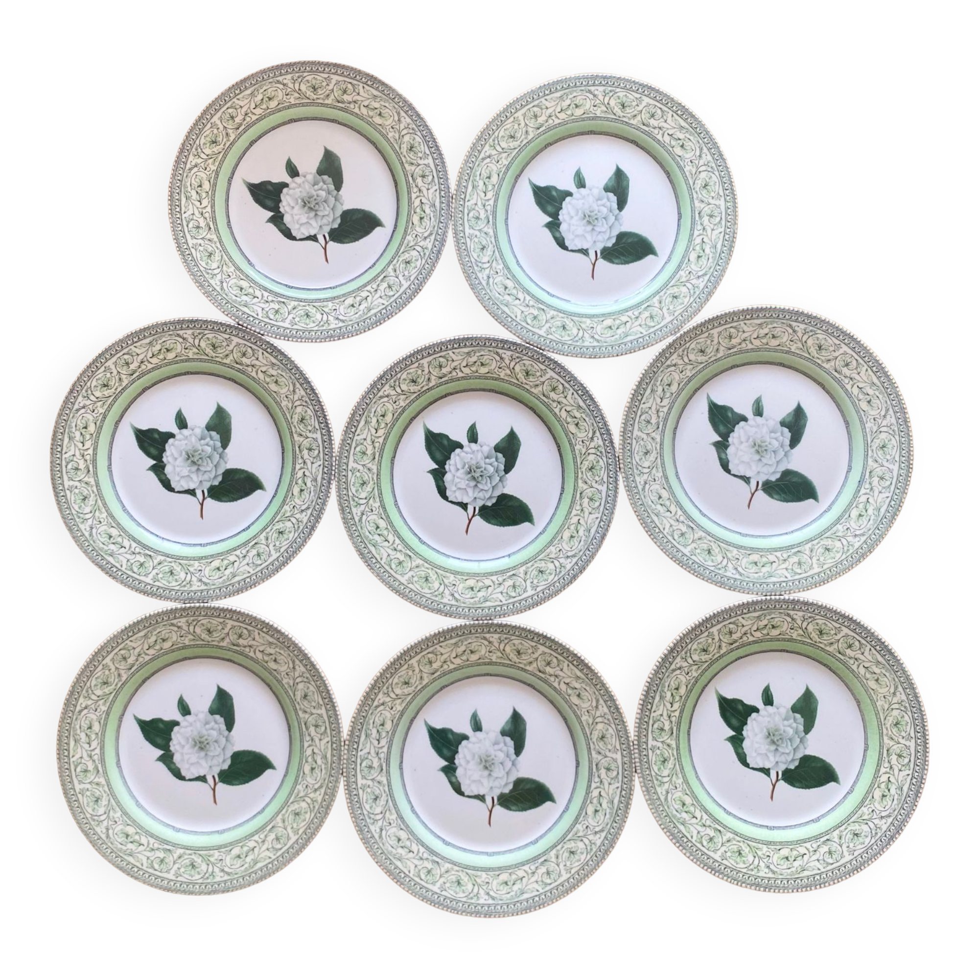 English porcelain plates