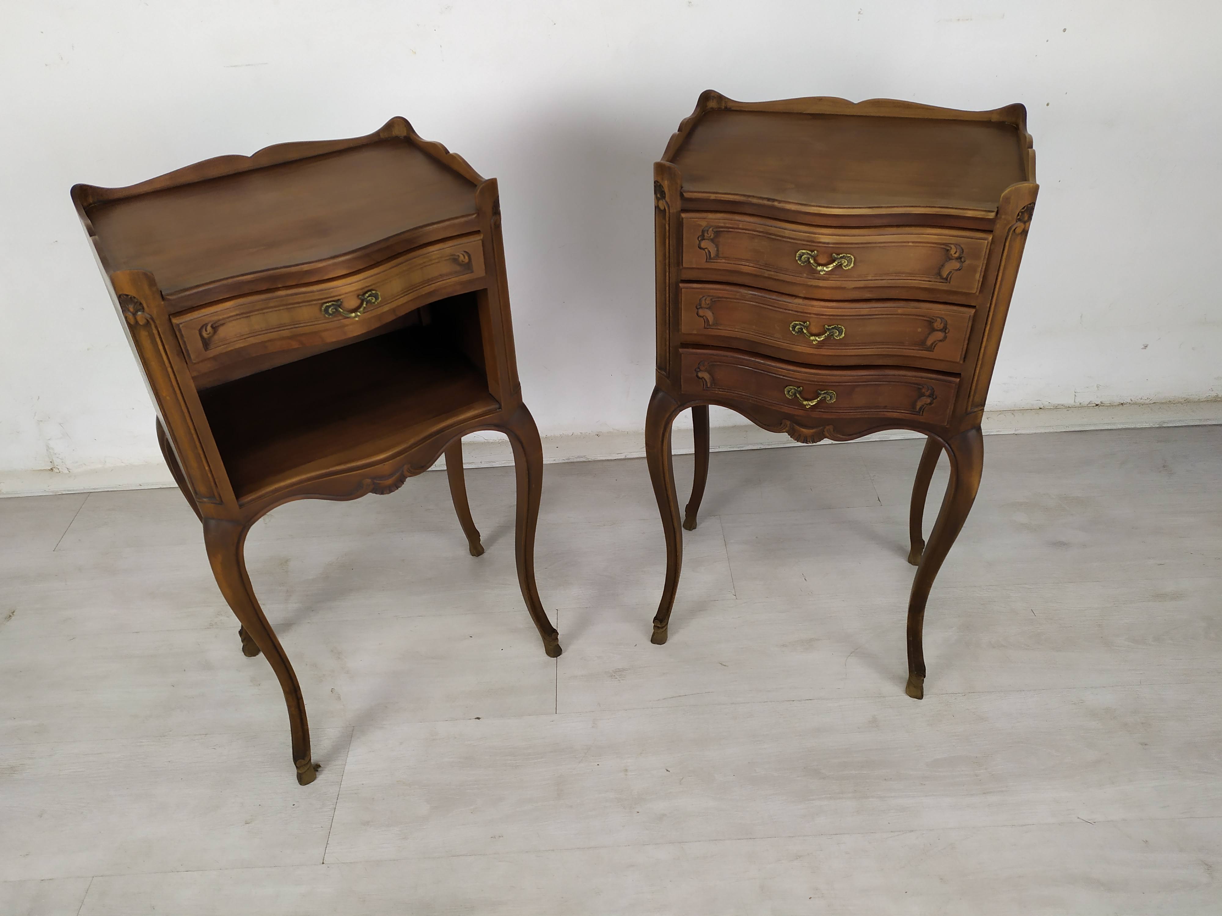 Pair of Louis XV bedside tables