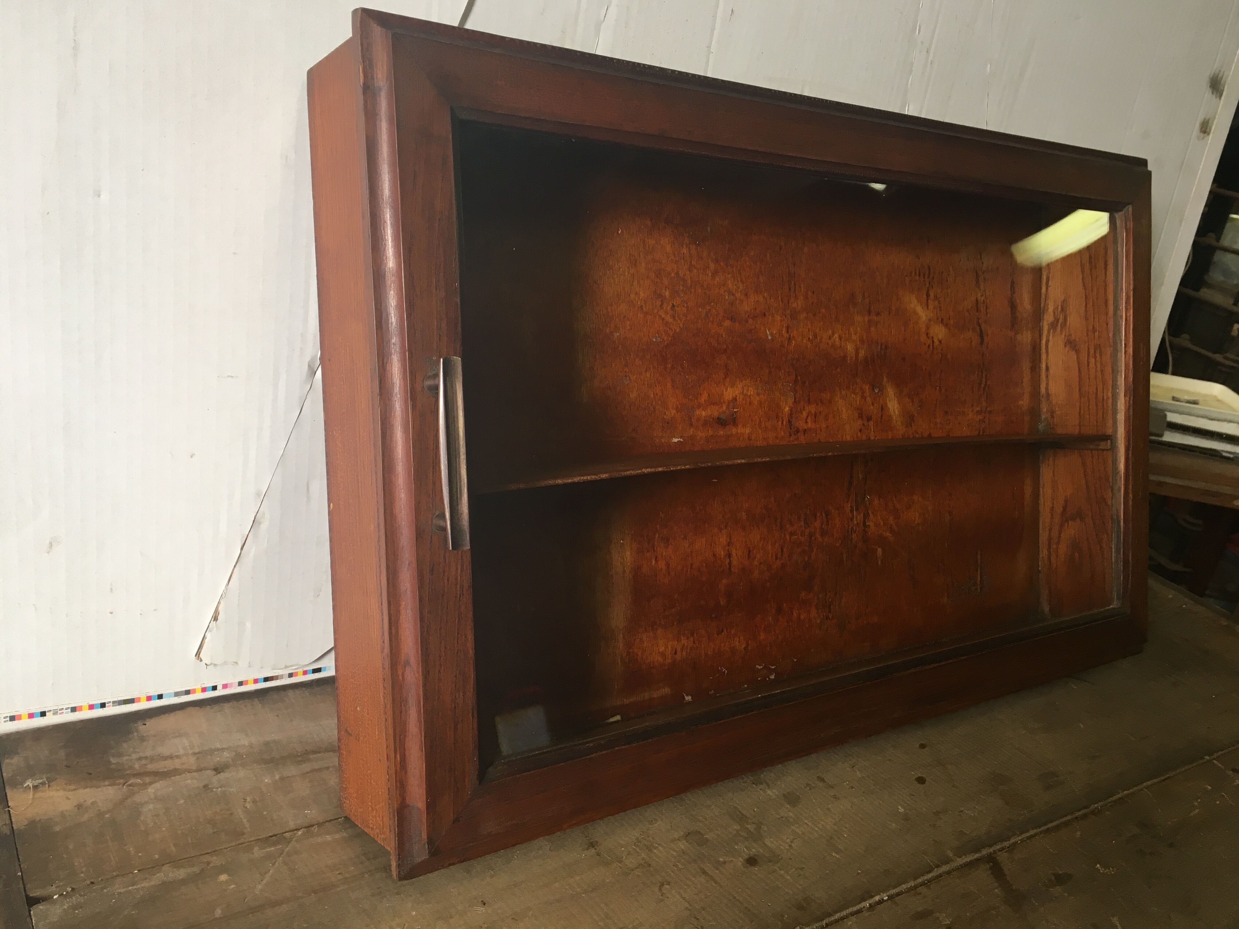 Small shop window oak 50s