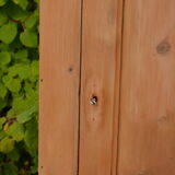 Natural wood cabinet