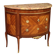 French Louis XVI Style Half-Moon Commode