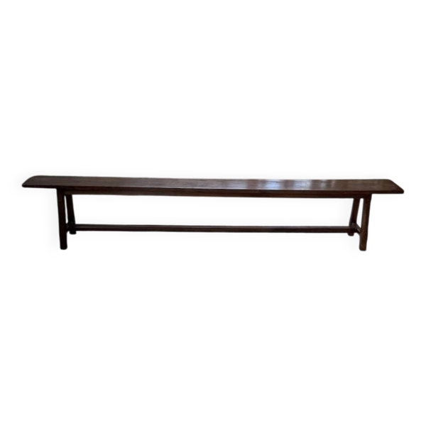 Banc de ferme chêne 250cm