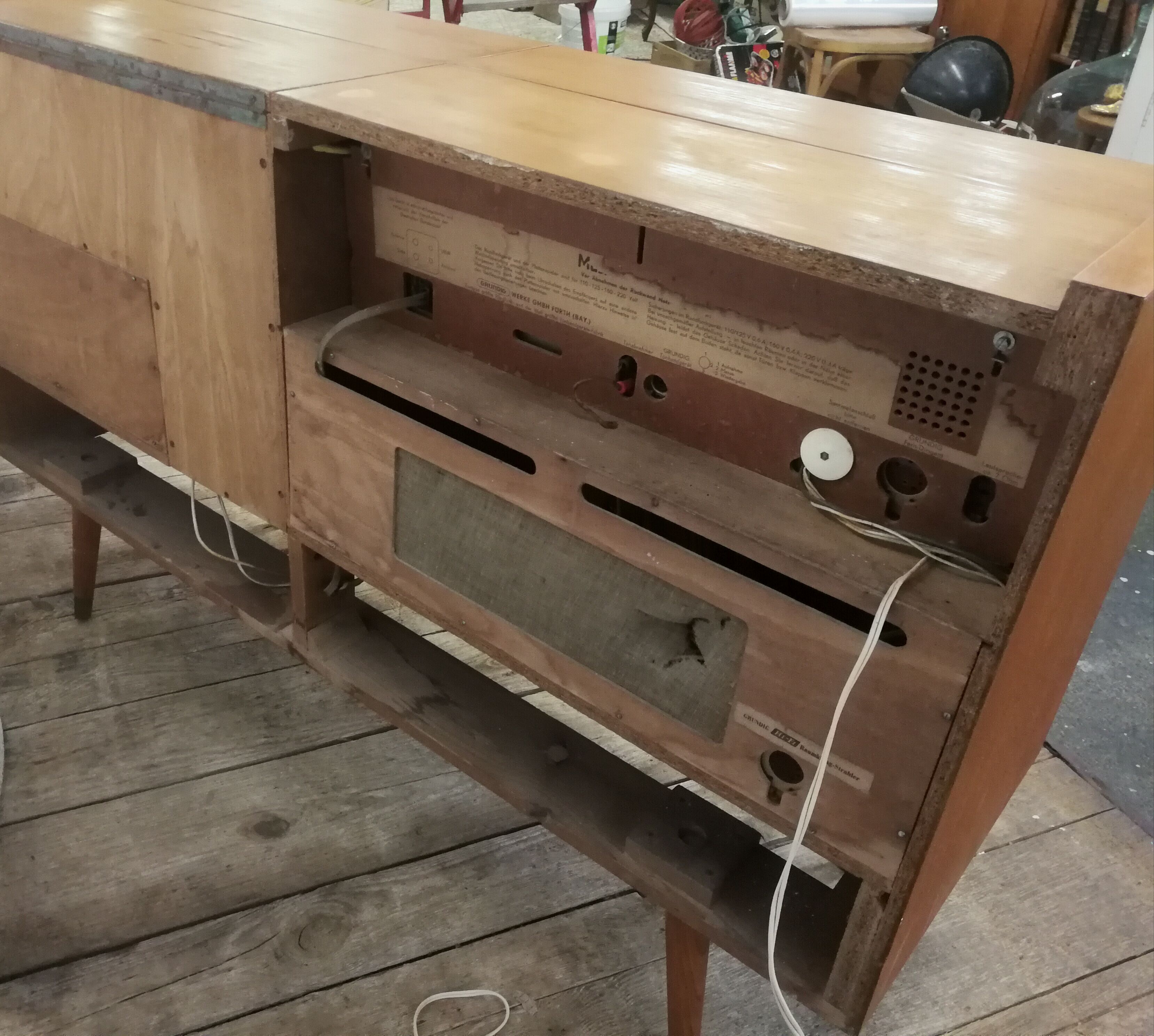 Sideboard grundig hi-fi 1960