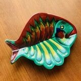 Plat vintage en forme de poisson Cérenne Vallauris
