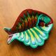 Vintage fish-shaped dish from Cérenne Vallauris