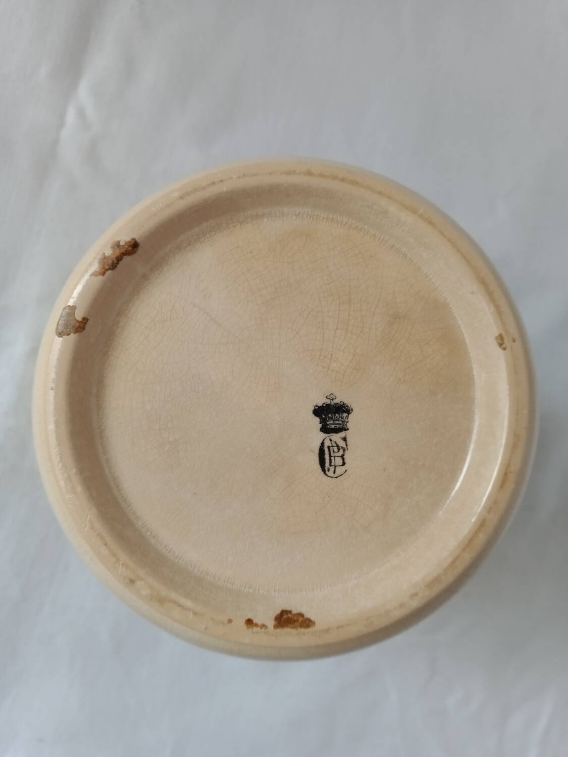 B Grayson & Son Sheffield Crackle Ceramic Cookie Jar