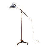 Industrial articulated floor lamp