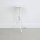 Vintage marble plant stool tripod
