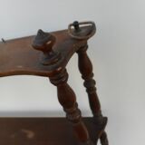 Hanging wood shelf
