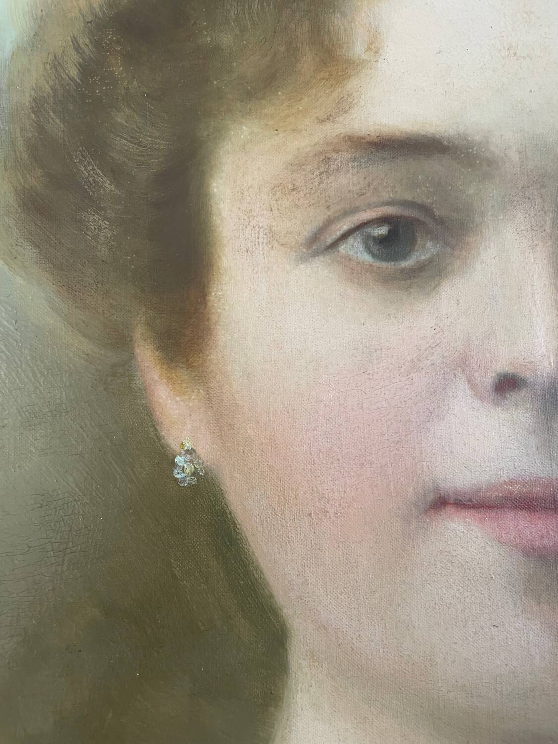 Old painting signed Georges Mouton, early 20th century