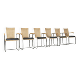 Six chaises à repas Tecta D20, années 1980