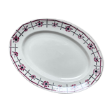 Plat ancien oval Céranord St Amand Monique