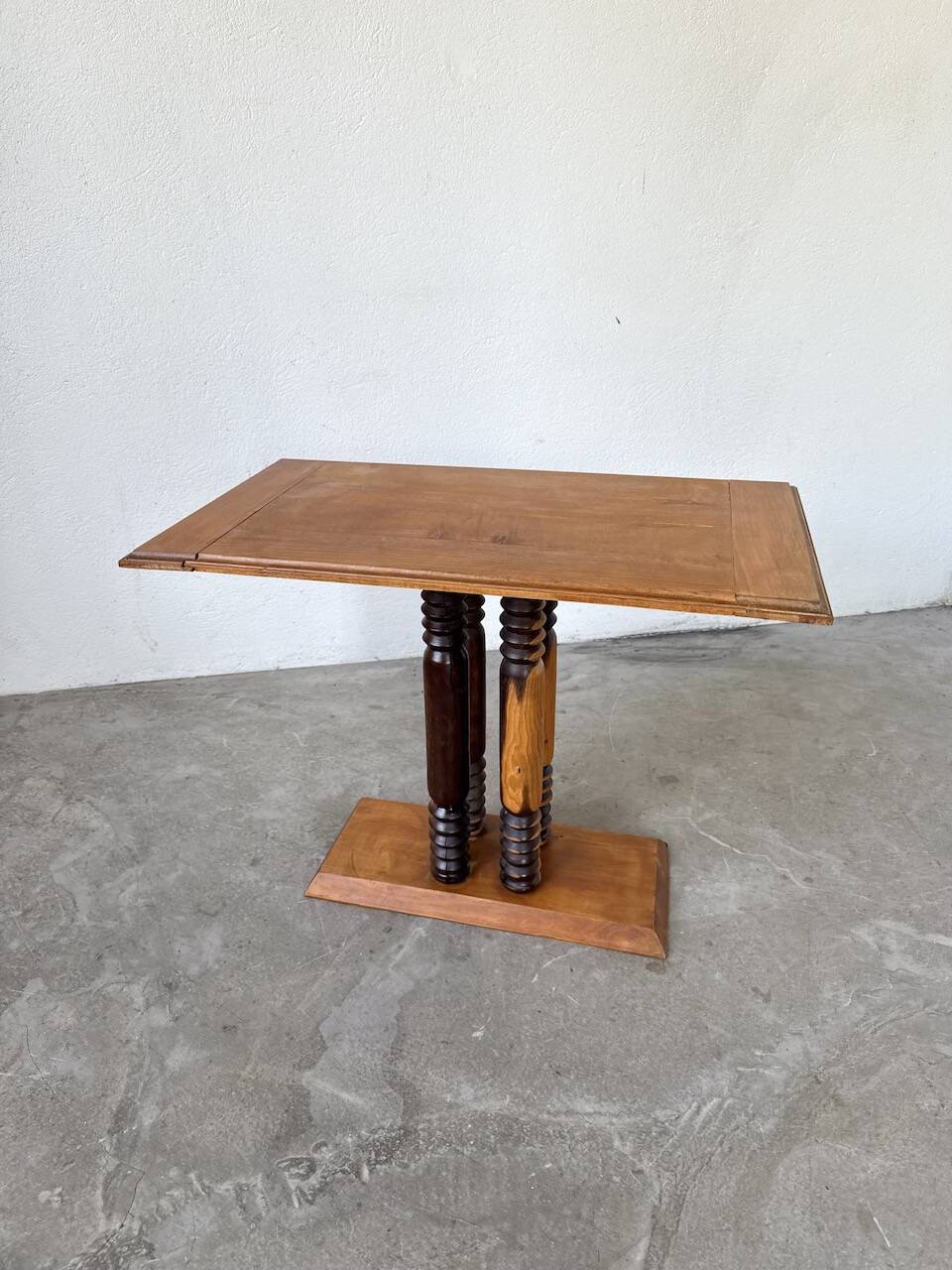 Dudouyt Courtray oak art deco console table