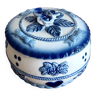 Sucrier ou bonbonnière en porcelaine décor fleuri