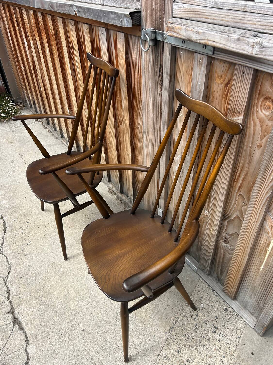 Pair of Ercol armchairs
