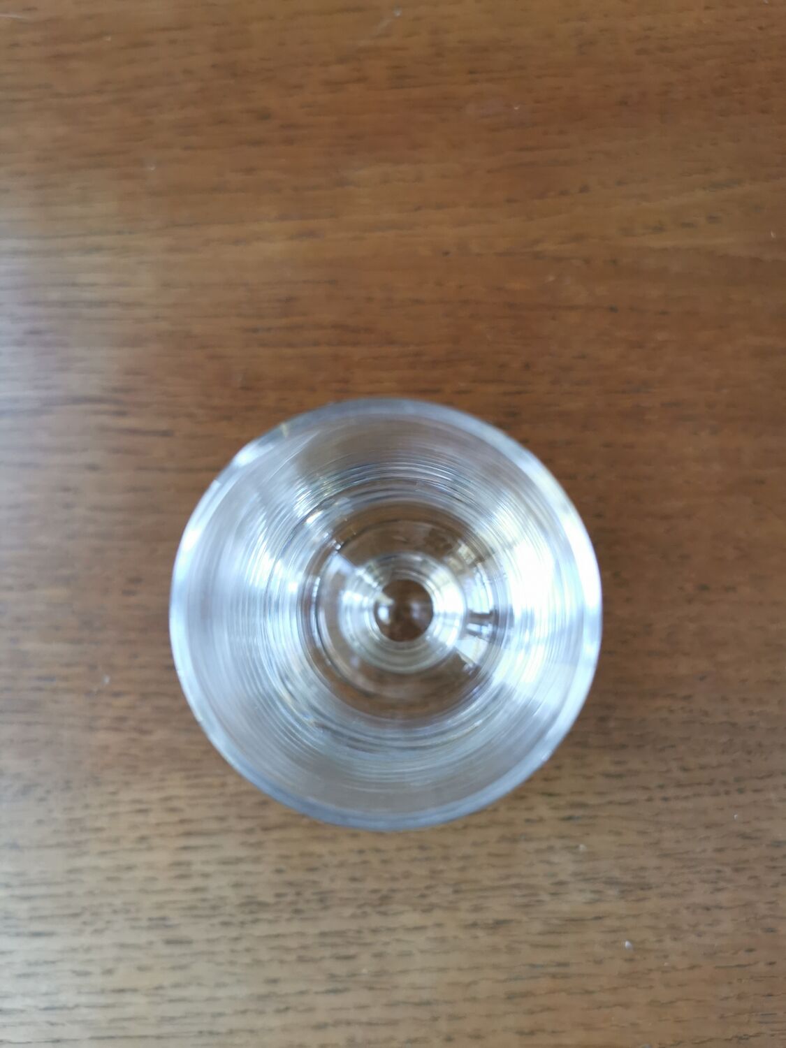 6 vintage crystal Champagne flutes