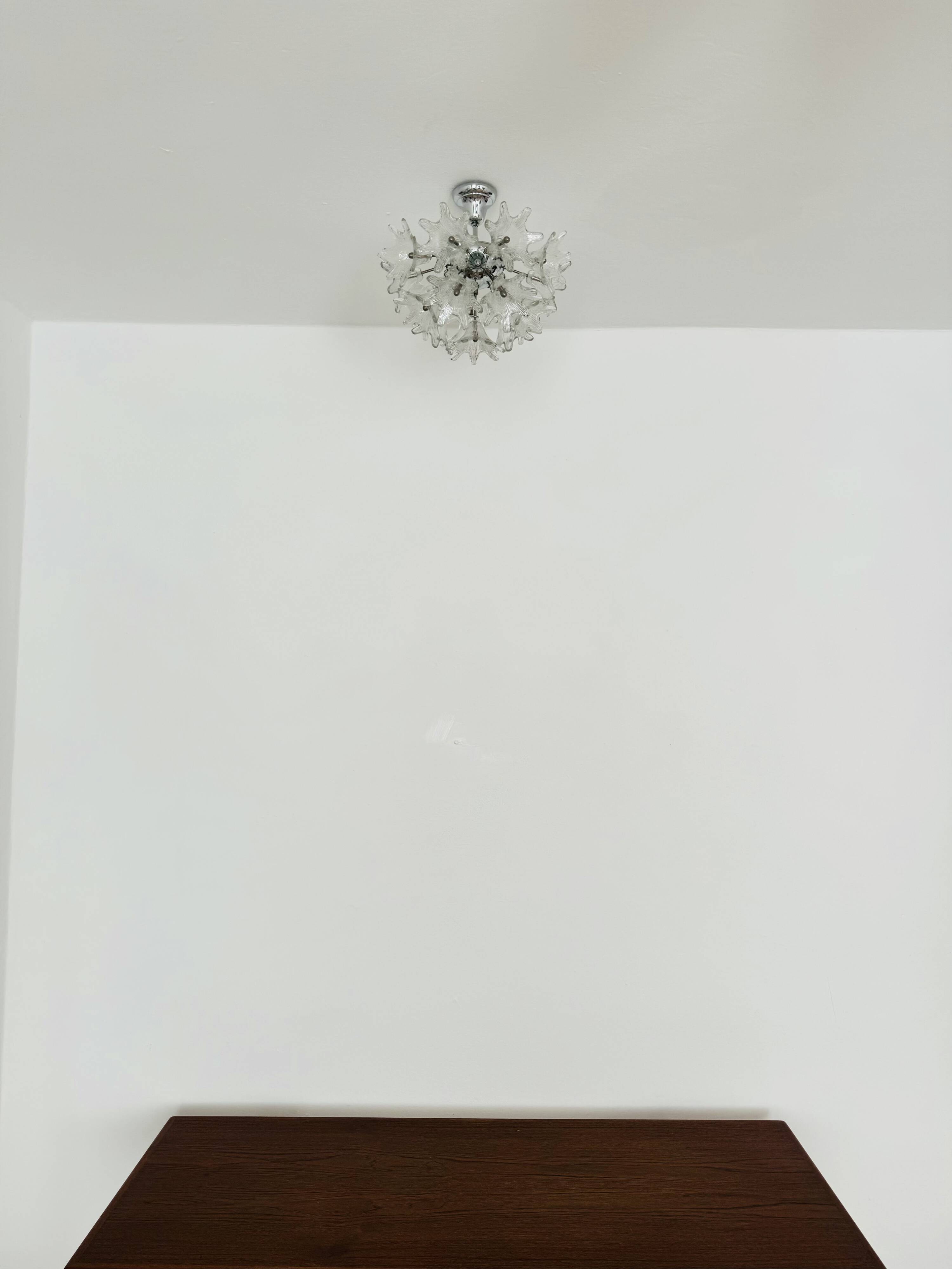 Murano Glass Chandelier by Paolo Venini for VeArt