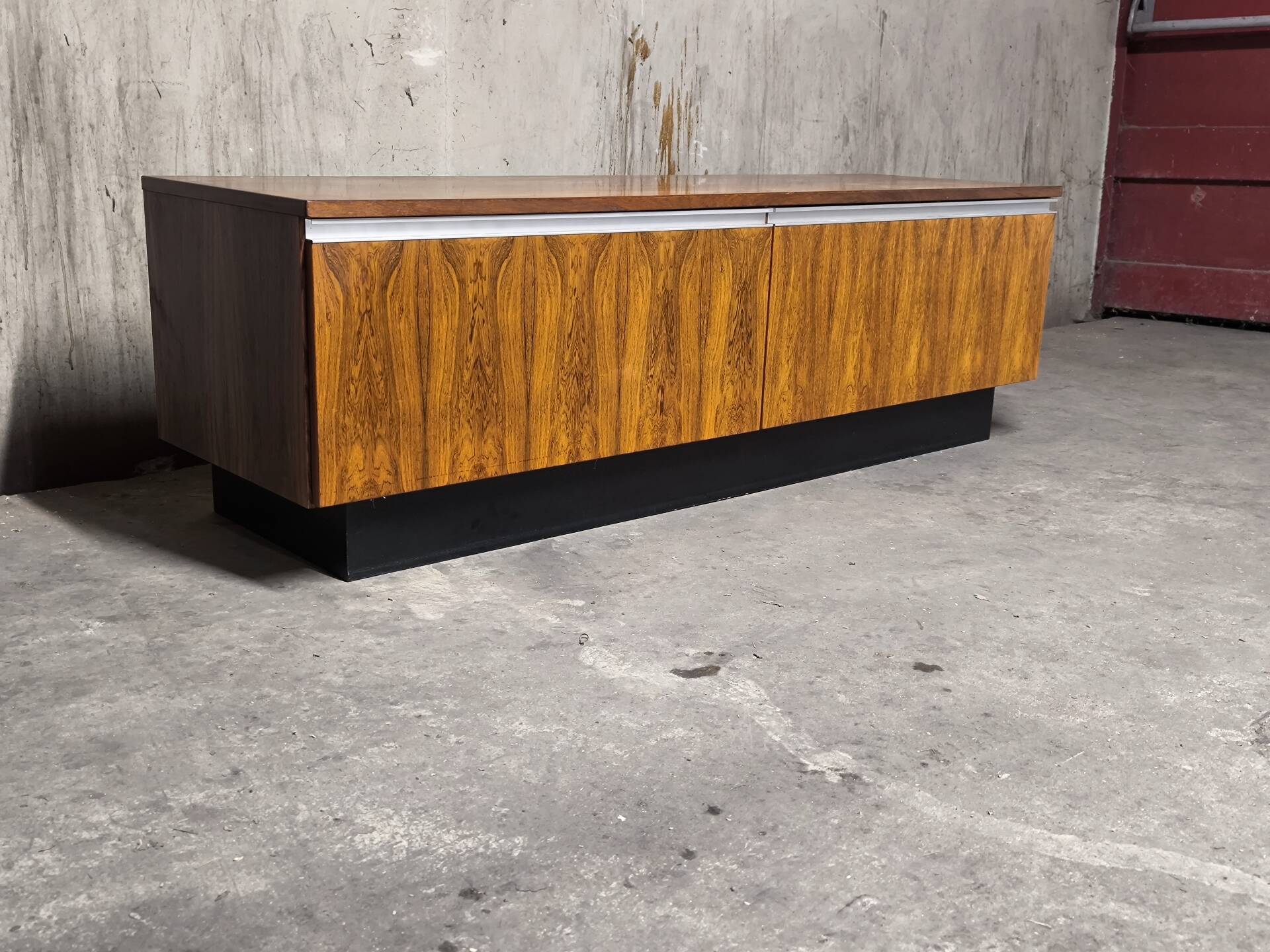 Vintage Scandinavian enfilade from the 1960s in rosewood.