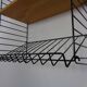 Swedish wall unit in ash and metal by Kajsa & Nils Nisse Strinning for String, 1950s