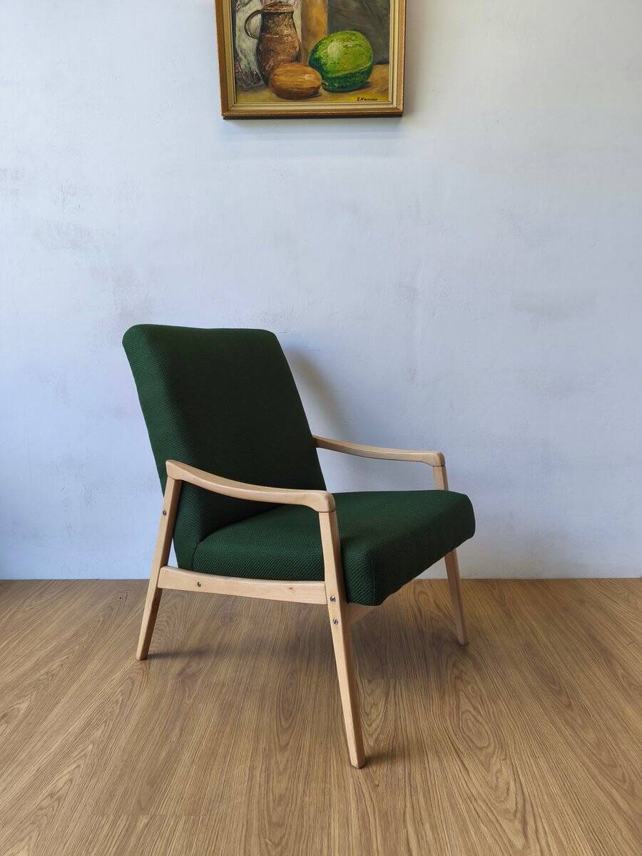 Vintage Lounge Chair by J. Jiroutek, Czechoslovakia, 1960s