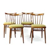 Lot de 4 chaises de salle à manger par Tatra, Tchécoslovaquie, années 1960