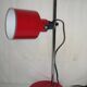 Sliding red desk lamp from the 1970s.
